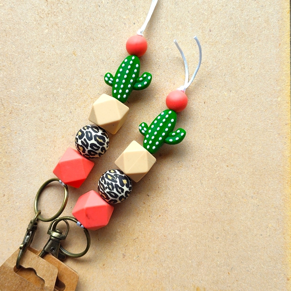 Cactus Keychain